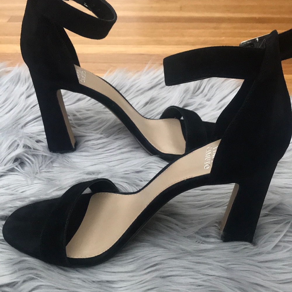 [SOLD] Vince Camuto Black Suede 'Acelyn' Heels 9.5 - Picture 8 of 8